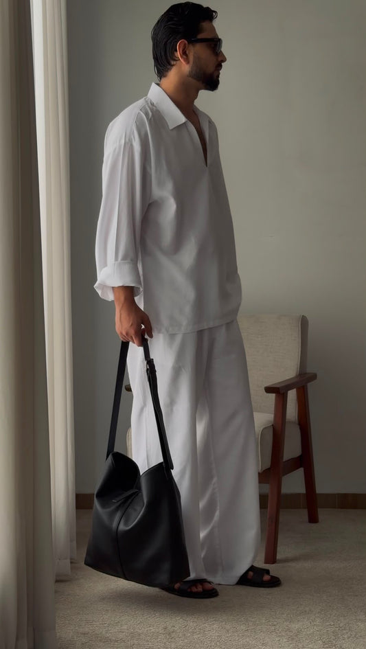Cove Trousers – White