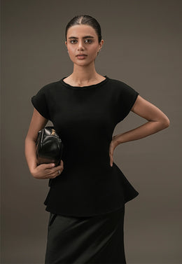 Sculpting Peplum Top
