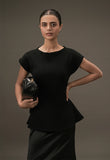 Sculpting Peplum Top