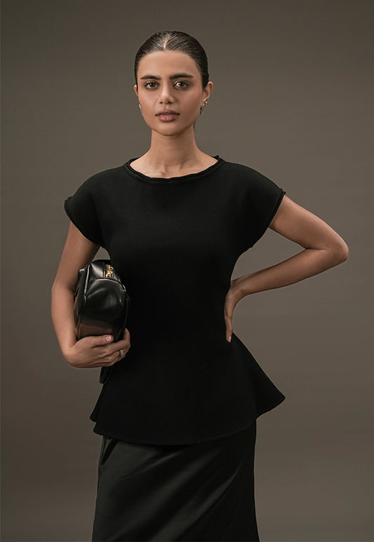 Sculpting Peplum Top