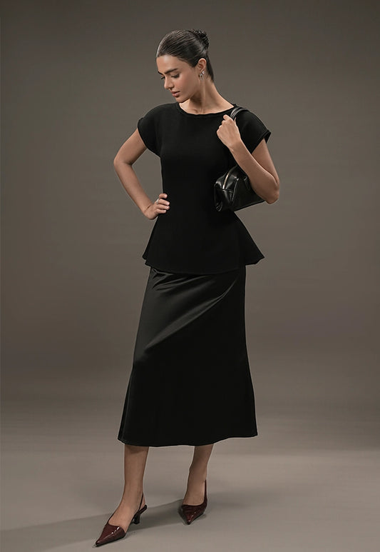 Sculpting Peplum Top