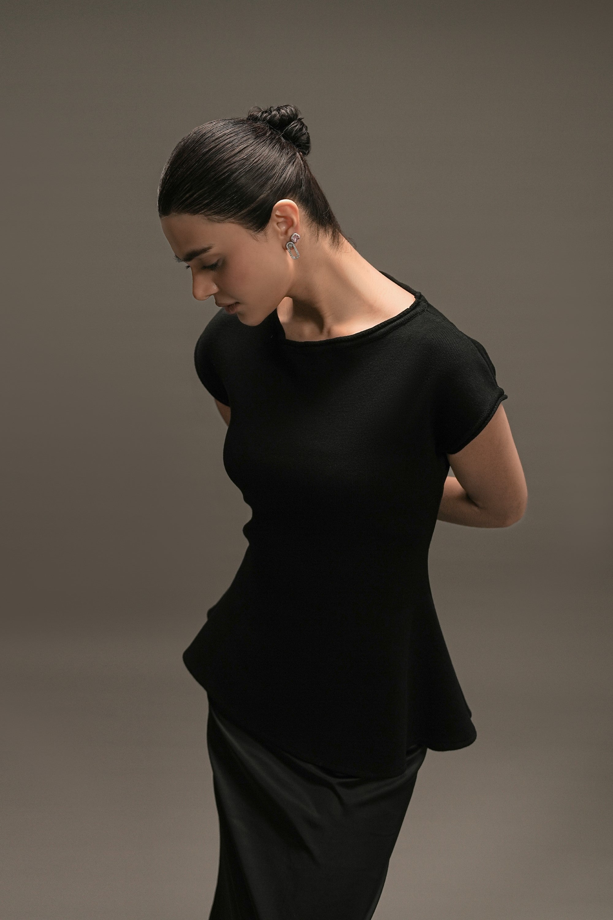 Sculpting Peplum Top