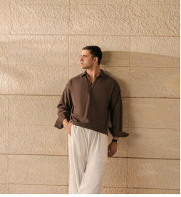 Dusk Shirt – Mocha Brown