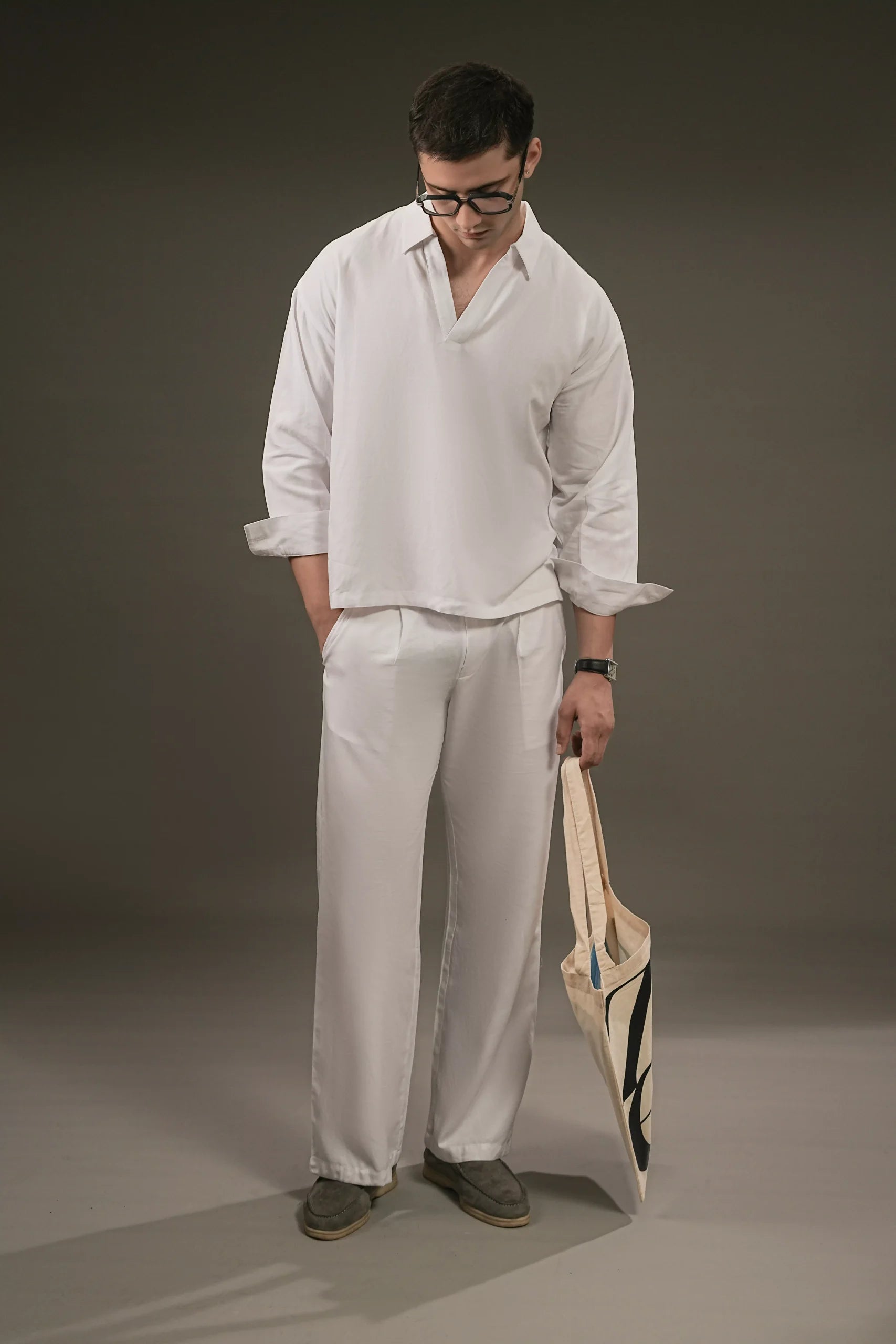 Cove Trousers – White