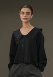 Ruffle Collar Top