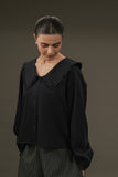 Ruffle Collar Top