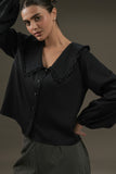 Ruffle Collar Top