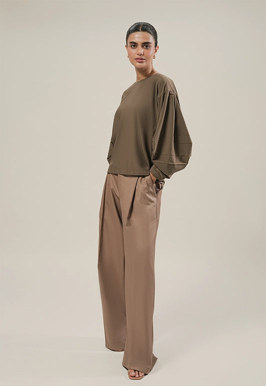 Butter Draped Sleeve Top