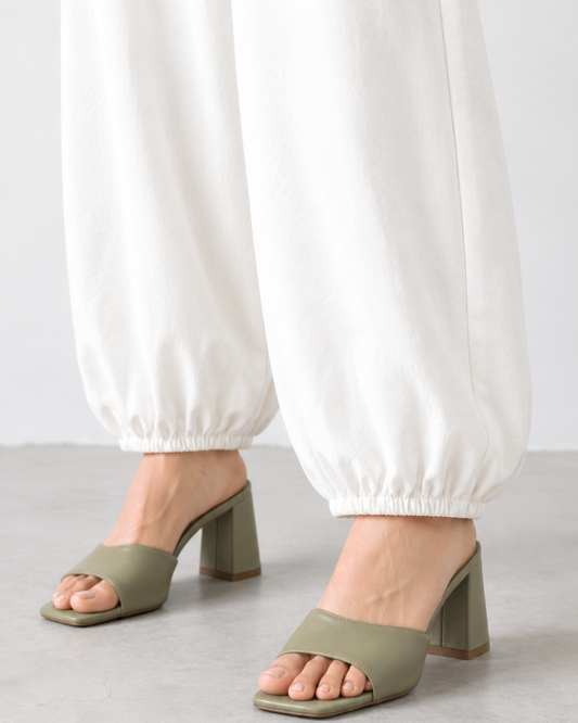 100% Linen Balloon Pants – Off-White