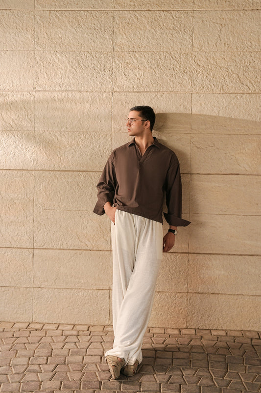 Dusk Shirt – Mocha Brown