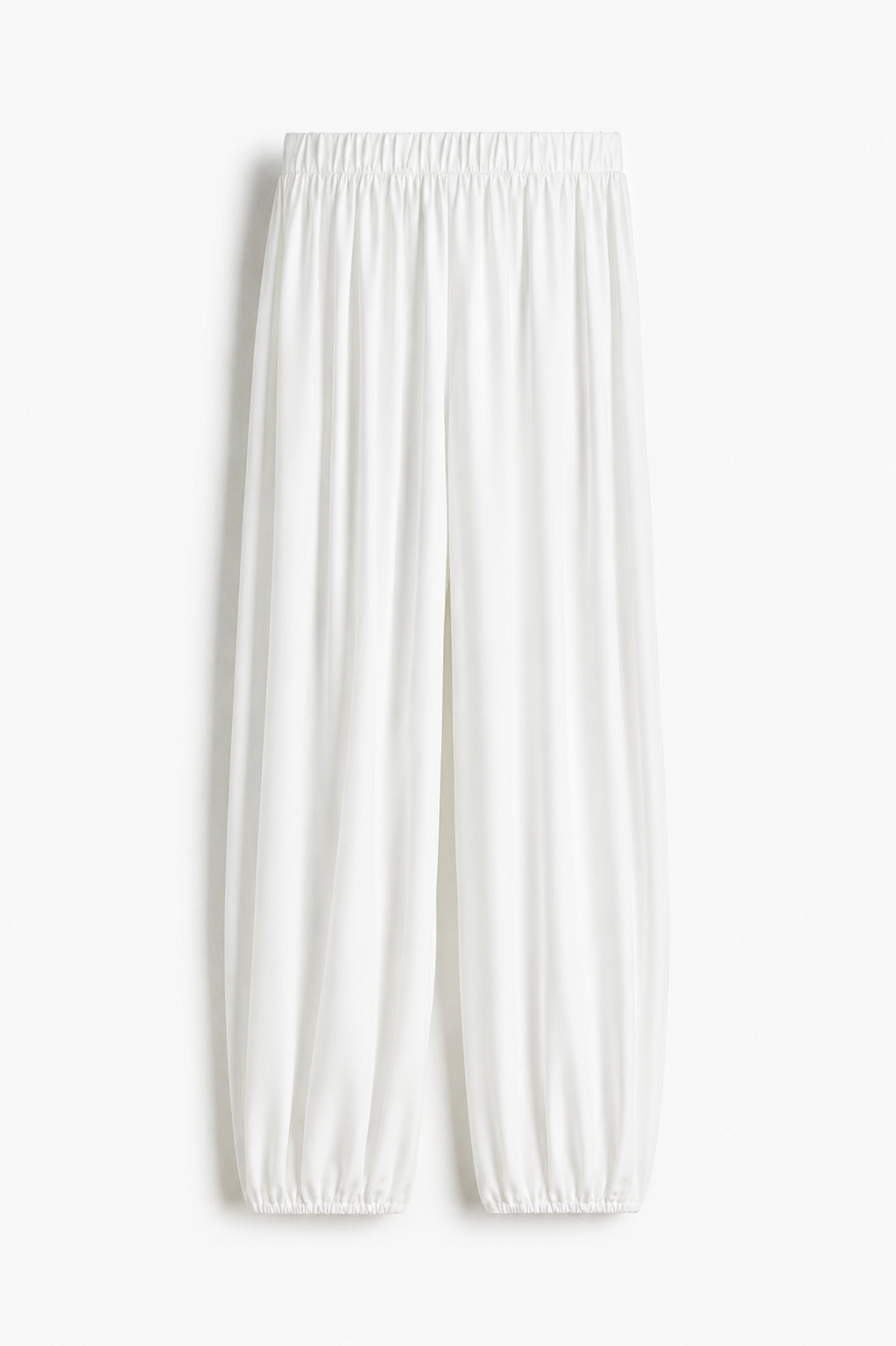 100% Linen Balloon Pants – Off-White