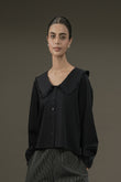 Ruffle Collar Top